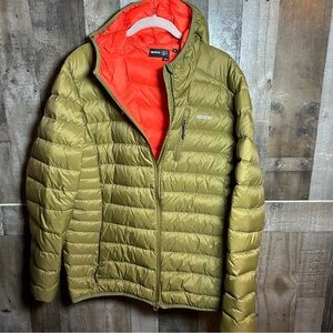 Men's Olive Green Puffer Jacket